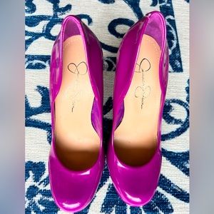 Jessica Simpson so 7 purple pumps new